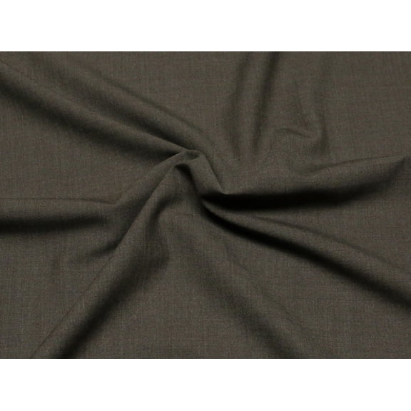 Minerva Panama Wool Stretch Woven Suiting Fabric Brown - per yard
