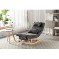 thumbnail image 4 of Living Room Rocking Chair, Glider Rocker Wooden Living Room Chair for Nursey, 4 of 8