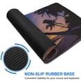thumbnail image 6 of Coconut Trees Seaside Mouse Mat, Natural Scenery Rectangle Large Non-Slip Rubber Gaming Mouse Pad with Stitched Edges, Office Mouse Pad for Women Men Kids, 31.5x11.8in, 6 of 7