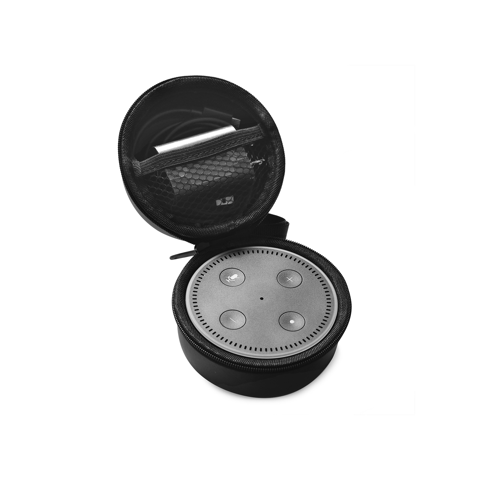 Buy Speaker Case, Speaker Case Portable Round Speaker Storage Box Anti
