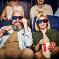 thumbnail image 2 of gafas 3D para películas 3D, gafas de visualización 3D rojas y azules, gafas anaglifas, 2 of 7