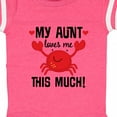 thumbnail image 4 of Inktastic My Aunt Loves Me Nephew Boys or Girls Baby Bodysuit, 4 of 5