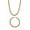 20 inch, variant on Men's Curb Link Gold Ion-Plated Stainless Steel 2 Piece Chain and Bracelet Set (6mm)