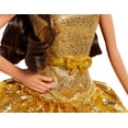 thumbnail image 4 of Barbie Signature 2020 Holiday Barbie Doll (12-Inch Brunette Long Hair) In Golden Gown, 4 of 7