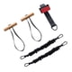 thumbnail image 5 of Tire hacia arriba de las manijas Empuñaduras de levantamiento de pesas Empuñaduras de mano Bandas de resistencia para hacer ejercicio en el hogar 4 Cordones Elásticos Zulema Manijas de fitness, 5 of 8