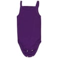 thumbnail image 3 of ToBeInStyle Girls' Pack of 4 Ultra-Soft Cotton Spaghetti Strap Baby Bodysuits w/ Ruffle Trim - Vibrant - 3 Years Old, 3 of 4