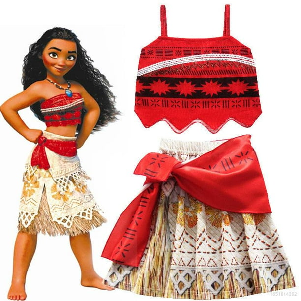 Traje moana niña hotsell