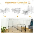 thumbnail image 3 of PawHut Pet Playpen Small Animal Cage 27 Panels for Rabbit, Guinea Pig, 3 of 9