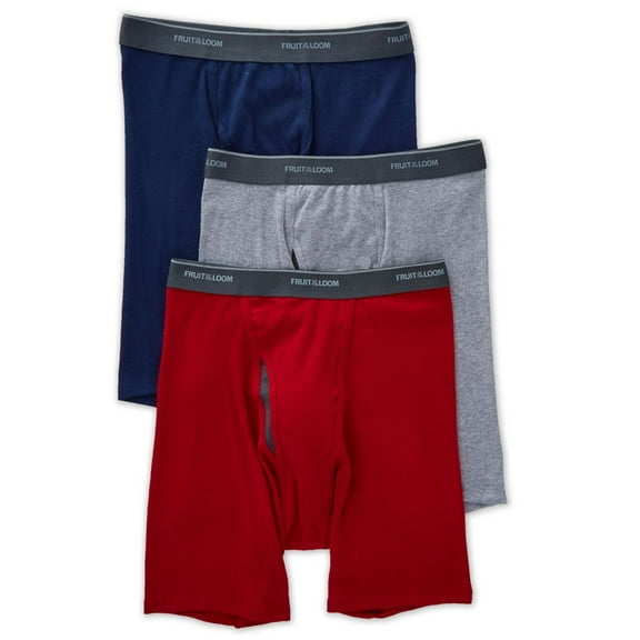 Fruit of the Loom Coolzone Boxer Brief Underwear (3 Pack) (Men), Assorted, L