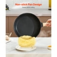 thumbnail image 5 of KFFKFF 17-Item Nonstick Cookware Collection, Granite Kitchen Set, Compatible with Induction Stoves, RV Cooking Ensemble with Fry, Sauce, Saute Pans, Reinforced Glass Covers, and Pan Guards, Black, 5 of 9