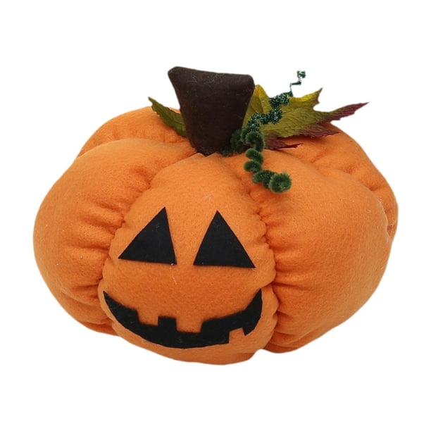 Adorno de calabaza de Halloween, calabaza simulada de otoño, mesa de regalo de , decoración coleccionable, estatuilla de calabaza Artificial 9 pulgadas