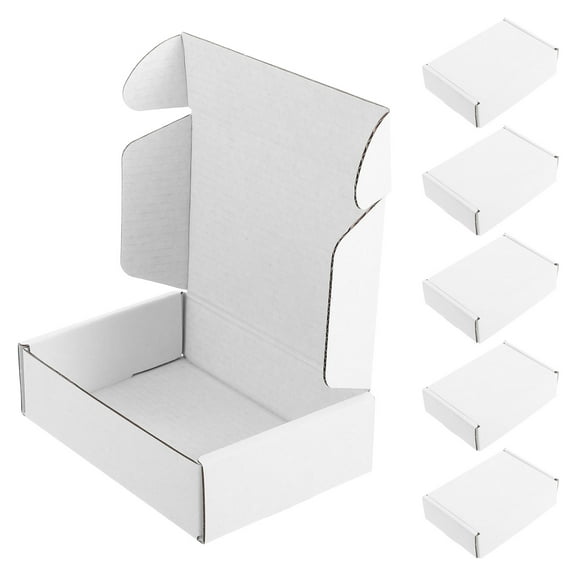 6 Pcs Suction Cup Hanging Chain White Cardboard Box