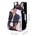 thumbnail image 2 of Josh Hutcherson Mochila Escolar para Niños y Niñas, Mochila Infantil de Alta Calidad Ligera, Grande y Duradera 43x15x32cm, 2 of 6