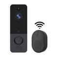 thumbnail image 4 of Timbre inalámbrico con cámara, timbre de vídeo exterior impermeable WiFi, visión nocturna, Audio bidireccional,, 4 of 4