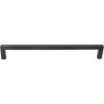thumbnail image 2 of Contemporary Square Cabinet Pull, 224 Millimeters, Zinc Base Material, Matte Black by Stone Harbor Hardware, 2 of 2