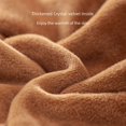 thumbnail image 3 of Guantes de invierno para hombre y mujer, de gamuza, forrados con vellón, cálidos, para ciclismo, otoño e invierno, bonitos guantes de cuero con pantalla táctil, impermeables, con dedos abiertos, 3 of 5