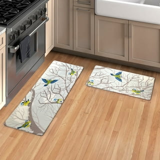 Kitchen Rug Anti Fatigue, Yamaziot 17x39in Kitchen Floor Mat