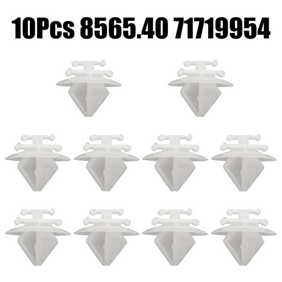 Convenient Pack of 10 Car Exterior Door Trim Clips for C2 C3 206 207 Universal Fitment Protect Your Vehicle from Loose Trim