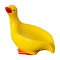 thumbnail image 1 of Jabonera de cerámica para baño, jabonera con forma de pato, caja de almacenamiento, bandeja de drenaje para jabón Amarillo, 1 of 9