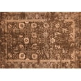thumbnail image 1 of Ahgly Company Machine Washable Indoor Rectangle Oriental Orange Industrial Area Rugs, 2' x 3', 1 of 4