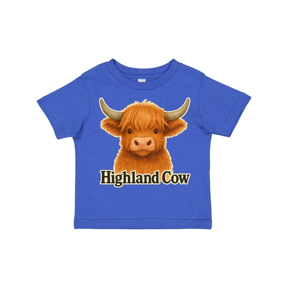 Inktastic Highland Cow Boys or Girls Toddler T-Shirt