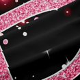 thumbnail image 5 of Manfei Cute Sparkling Print Blackout Curtains Set of 2 (52x84 Each),Pink Alphabet Print D Curtain, 5 of 7