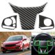 thumbnail image 2 of Car Steering Wheel Cover Trims Accessories Carbon Fiber Look for 10Th 2016 2017 2018 2019 2020 2021, 2 of 5