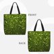 thumbnail image 2 of Fotbe Green Glitter Sparkle Bolsa Tote con Estampado para Mujer, Bolsos con Cremallera, Bolsa de Hombro Casual de Gran Capacidad con Bolsillos Internos, 2 of 7