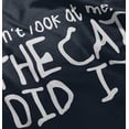 thumbnail image 5 of Dont Look At Me The Cat Did It Toddler Boy Girl T Shirt Infant Toddler Brisco Brands 18M, 5 of 6