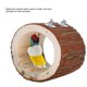 thumbnail image 4 of Natural Wooden Bird Nest Small Pet Hideaway Toy for Hamster Squirrel Parrot, 4 of 4