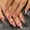 Red Gradient, variant on Pink Cat Eye Medium Coffin Press-On Nails, 24 Pcs Glitter Full Cover Reusable Glossy False Nails