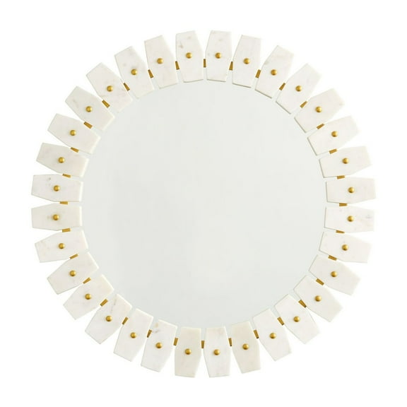 28.5 Inch Oval Decorative Mirror In Transitional Style 28.5 High By 28.5 Wide Capital Lighting 735404Mm