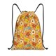 thumbnail image 1 of Fotbe Daisy maple fall Bolsa Mochila con Cordón Estampada, Bolsa de Gimnasio Deportiva, Bolsa Cinch, Bolsa con Cordón para Hombres y Mujeres-Medium, 1 of 6