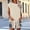07 Khaki, variant on YueHuiYing Womens Two Piece Outfits Summer Lounge Sets Tracksuit V Neck Buttons Down Tops and Shorts Set with Pockets