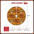 thumbnail image 2 of Fuzoiu Tiger Print Christmas Tree Skirt,Xmas Christmas Decorations,Xmas Tree Mat for Farmhouse Holiday New Years Home Party Decor Tree Rugs-30", 2 of 6