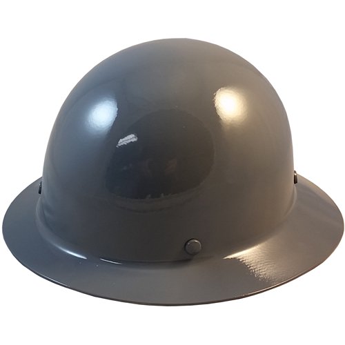 MSA Skullgard Full Brim Hard Hat with STAZ ON Suspension Gray