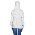 thumbnail image 3 of J America Ladies' Melange Scuba Neck Sweatshirt - JA8674, 3 of 4