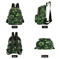 thumbnail image 2 of ALAZA Clover Leaf Pattern Womens Travel Laptop Backpack Large Daypack Ladies Shoulder Bags S, 2 of 7