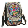 thumbnail image 2 of Luxtrada Crossbody Cell Phone Bag, Women Embroidered Cellphone Purse Wallet, Vintage Handmade Mini Crossbody Bag Cellphone Pouch Small Handbag Coin Purse with Adjustable Strap, 2 of 11