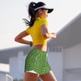 thumbnail image 7 of Daiia Kiwi Fruit Pattern Women's 2 in 1 Running Shorts - Lightweight Athletic Workout Gym Yoga Shorts Liner with Phone Pockets-XX-Large, 7 of 7