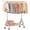 Silver, variant on TreGazze Heavy Duty Clothes Rack for Hanging Clothes, Rolling Clothing Rack Load 450 lbs for Bedroom Laundry, Silver