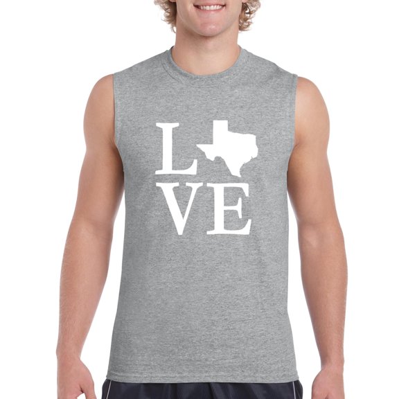 Artix - Men's Graphic T-Shirt Sleeveless - Texas Flag