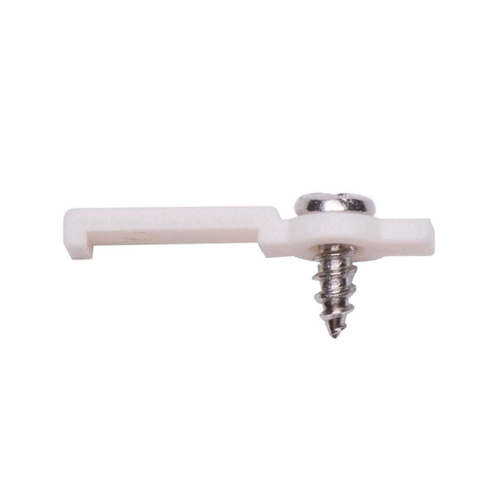 Clips De Fixation Pour Tubes LED - Lot De 24 - Blanc - Acier Inoxydable Avec Revêtement Plastique - Support De Montage Facile