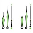 thumbnail image 3 of Juego de 2 Juegos de Movimiento de Reloj de Cuarzo, Movimiento Oscilante + Puntero Luminoso, Piezas de Reparación de Reloj, Piezas de Repuesto C, 3 of 5