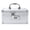 Silver, variant on Medication Lock Aluminium Alloy Medicine Key Lock Box for Home and Travel Medicine Lock Box,First Aid Safe Medication Storage Box,7.66''x 5.12''x 4.13'' (Silver)
