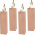 thumbnail image 6 of Paper Gift Tote Bags Wine Package Supplies Rectangle Dark Red 12x9x36cm, 6 of 9