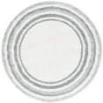 thumbnail image 2 of SAFAVIEH Border & Stripe Hyram Bordered Shag Area Rug, Ivory/Grey, 6'7" x 6'7" Square, 2 of 4