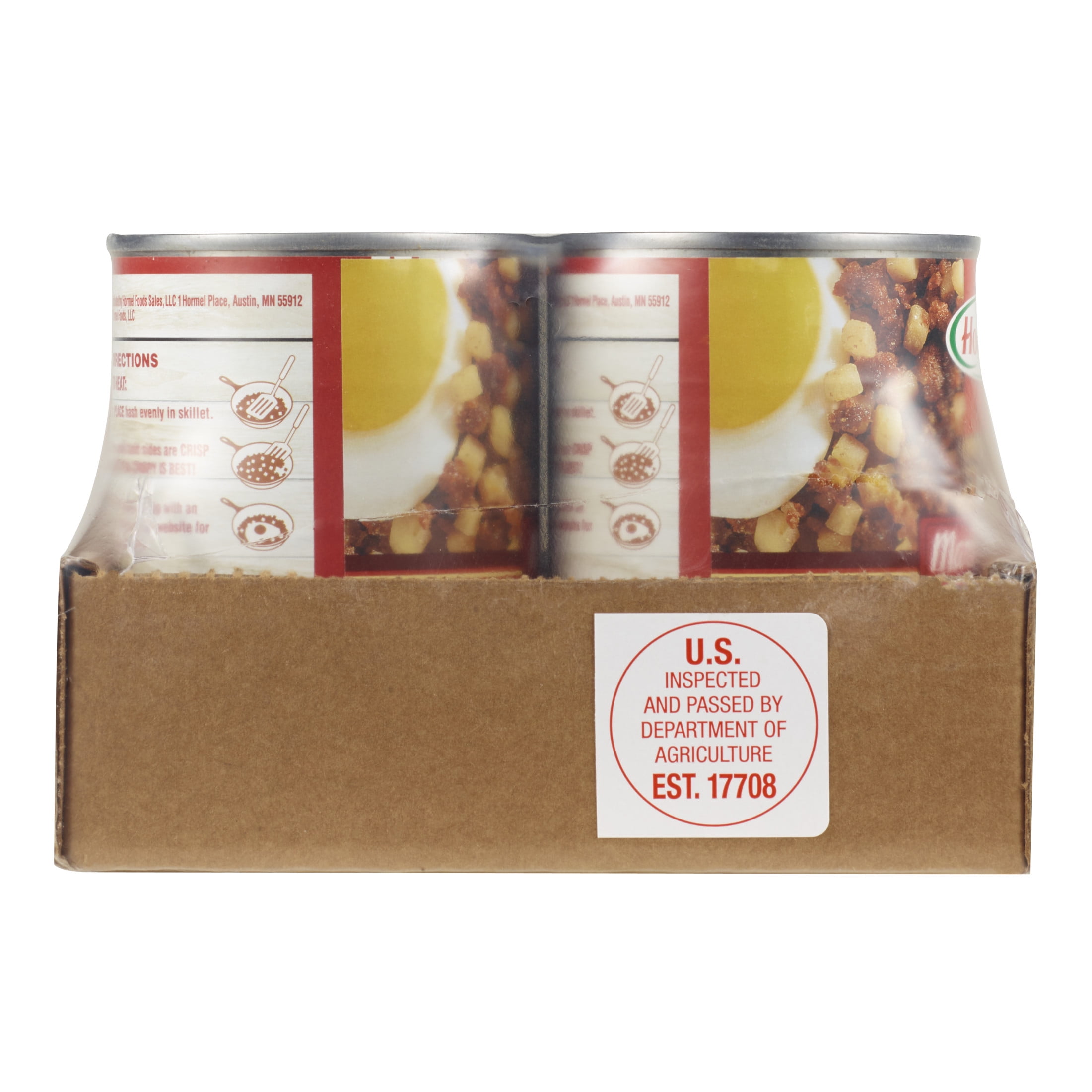 (4 pack) HORMEL MARY KITCHEN Corn Beef Hash, Canned Corned Beef, Shelf Stable, 14 oz Steel Can (4 Pack)