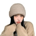 thumbnail image 2 of EFINNY Women's Knitted Hats Woolen Knitting Headgear Warm Winter Hat, 2 of 4