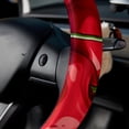 thumbnail image 5 of Cherry 14.5 Inch Printing PVC Leather Car Wheel Cover Steering Wheel Cover Auto Accessories, 5 of 6
